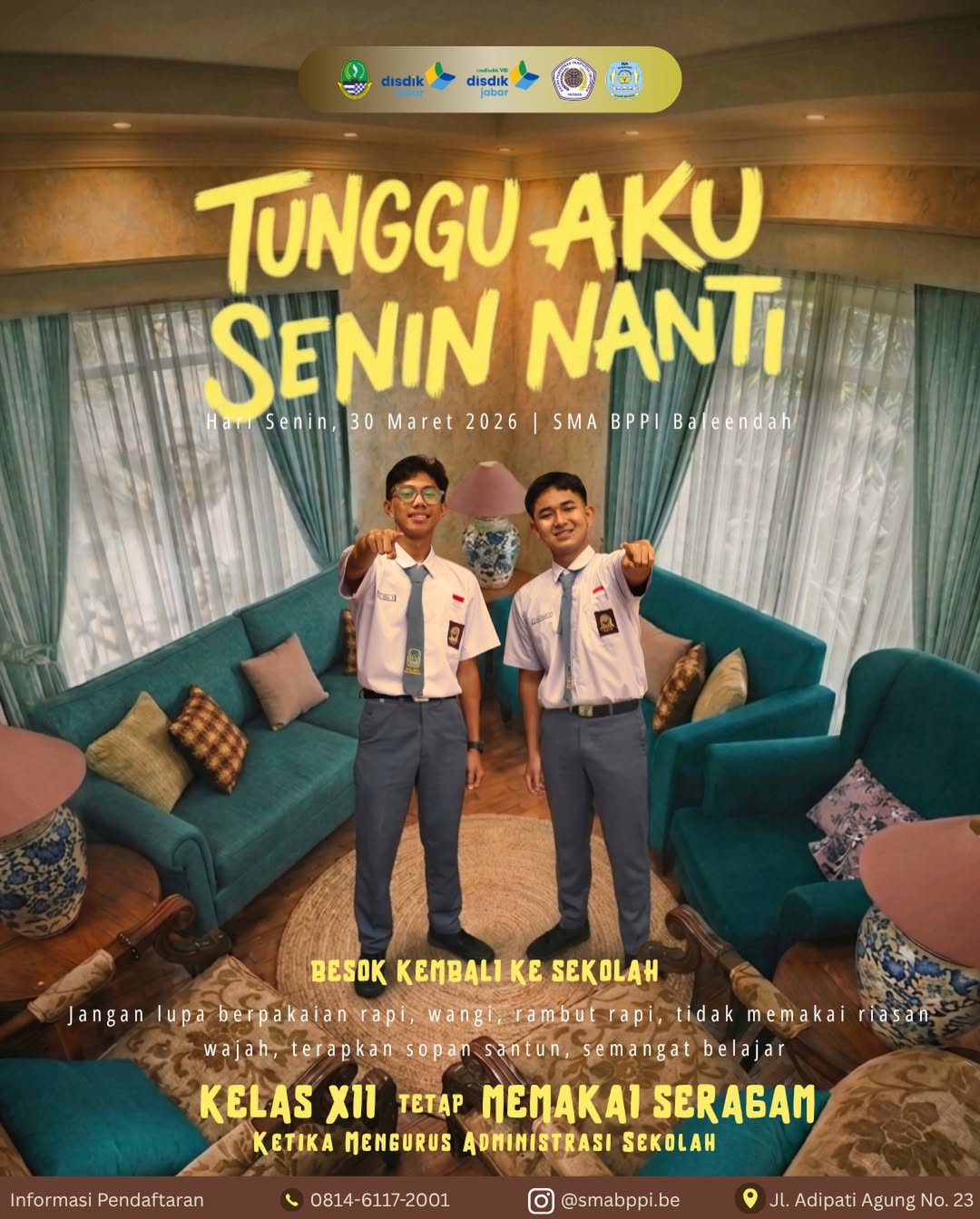 TUNGGU AKU SENIN NANTI
