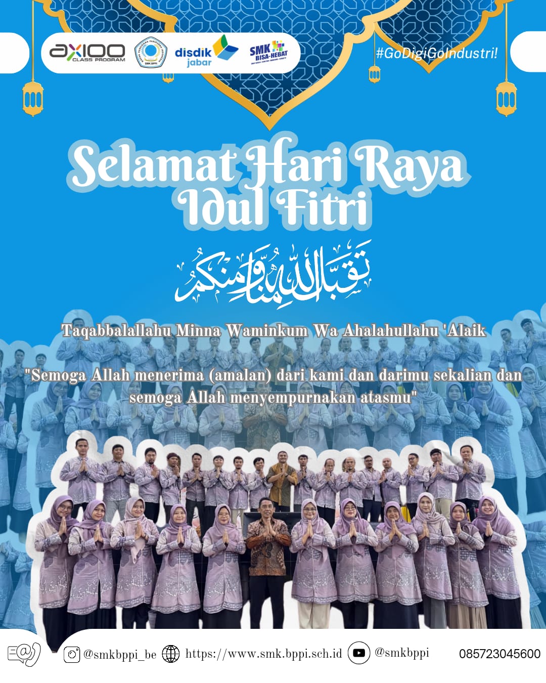 (SMK BPPI) 🌙✨ Selamat Hari Raya Idul Fitri 1447 H ✨🌙