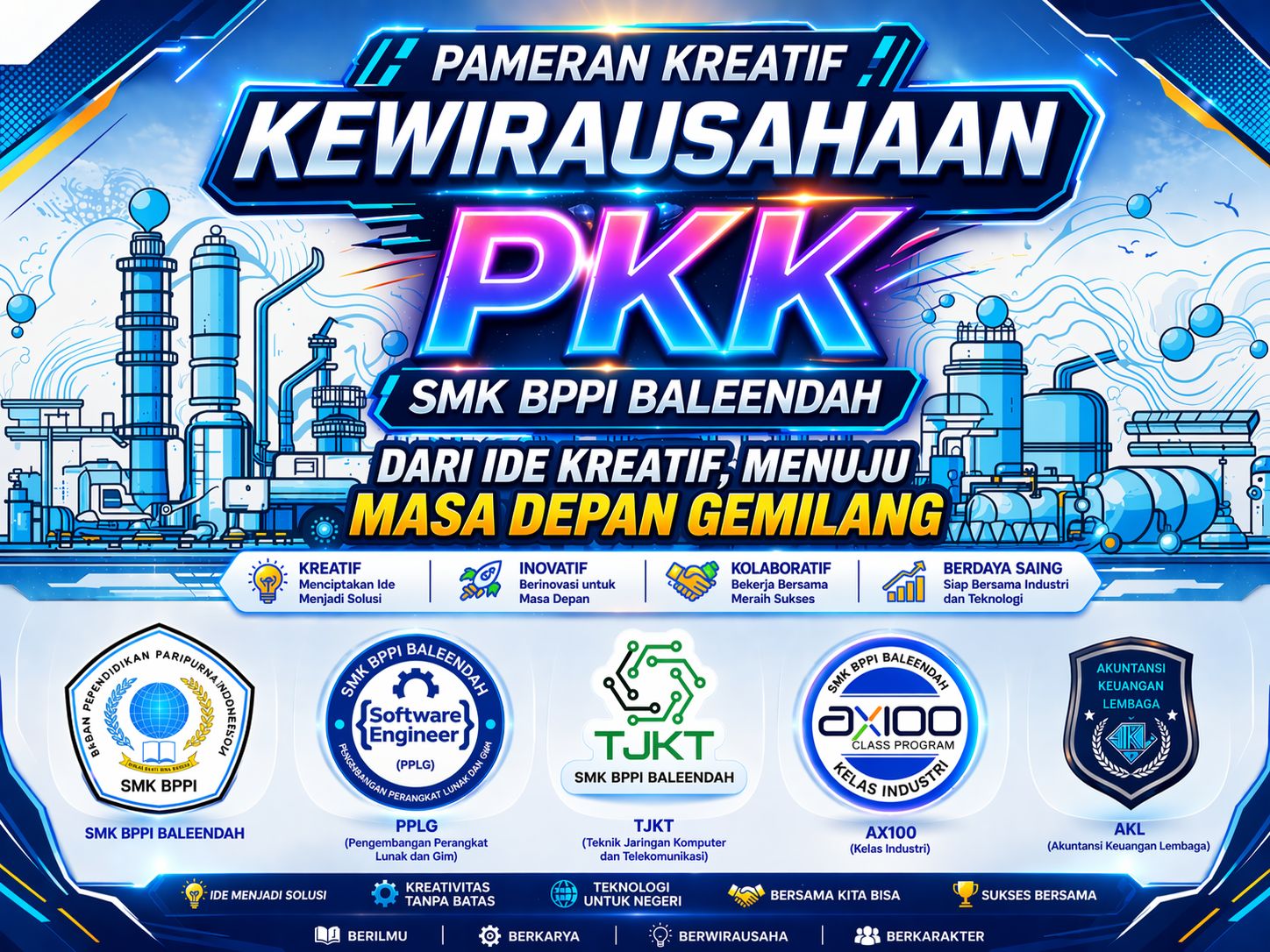 Pameran Kreatif Kewirausahaan (PKK) SMK BPPI Baleendah: Dari Ide Kreatif Menuju Masa Depan Gemilang