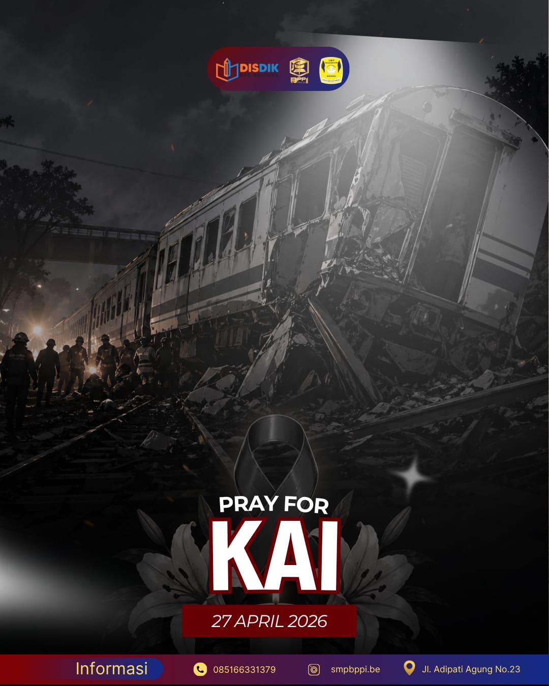 Informasi dan Doa Bersama atas Insiden PT KAI