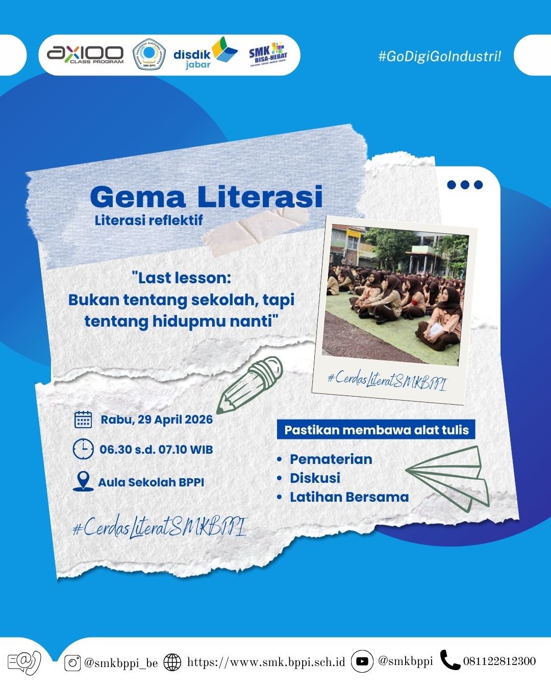 Gema Literasi: Literasi Reflektif untuk Masa Depan