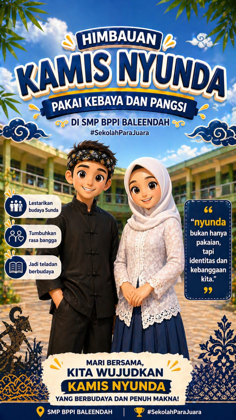 Himbauan Kamis Nyunda SMP BPPI Baleendah